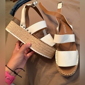 Soda women’s platform/espadrilles shoes